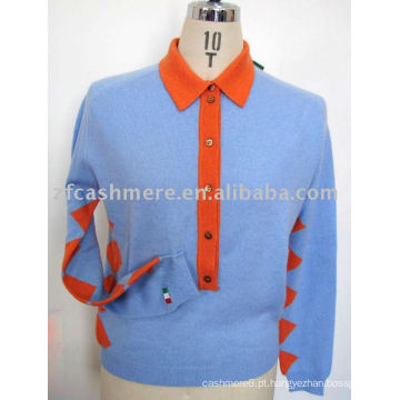 camisola de cashmere masculina